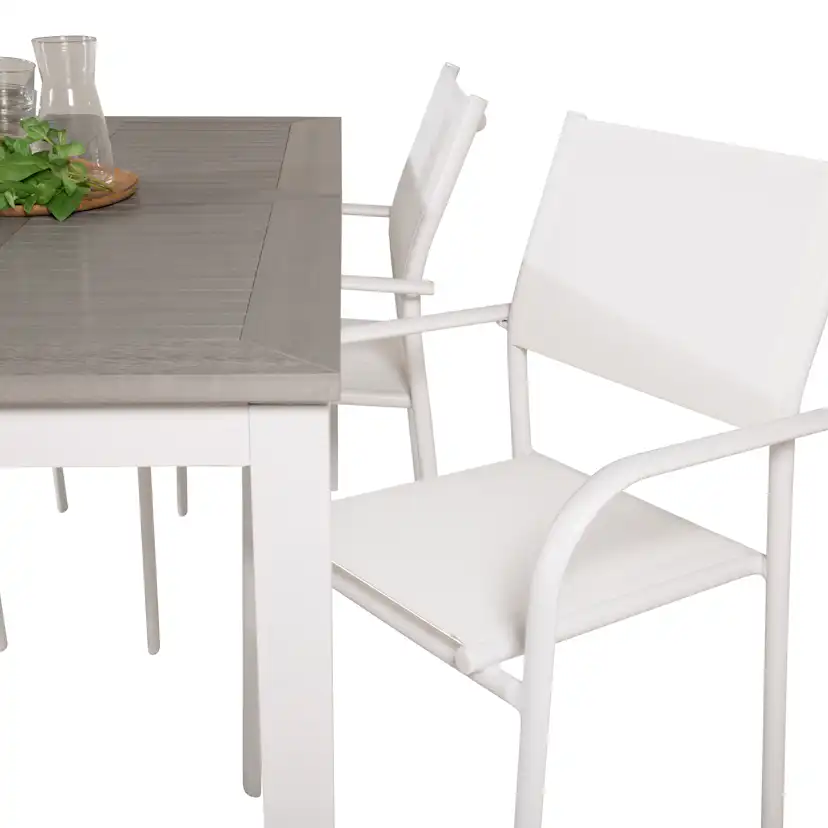 Matgrupp Venture Home Aleyna 160/240 med 4 Siri Matstolar