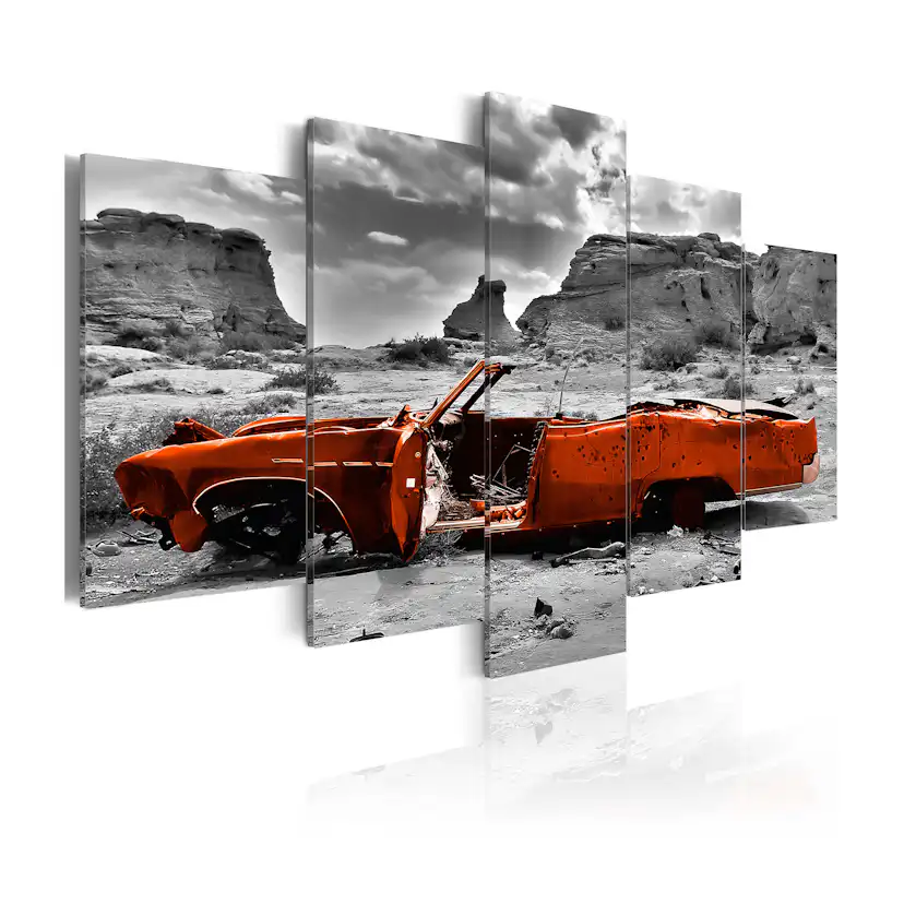 Tavla Arkiio Orange Car