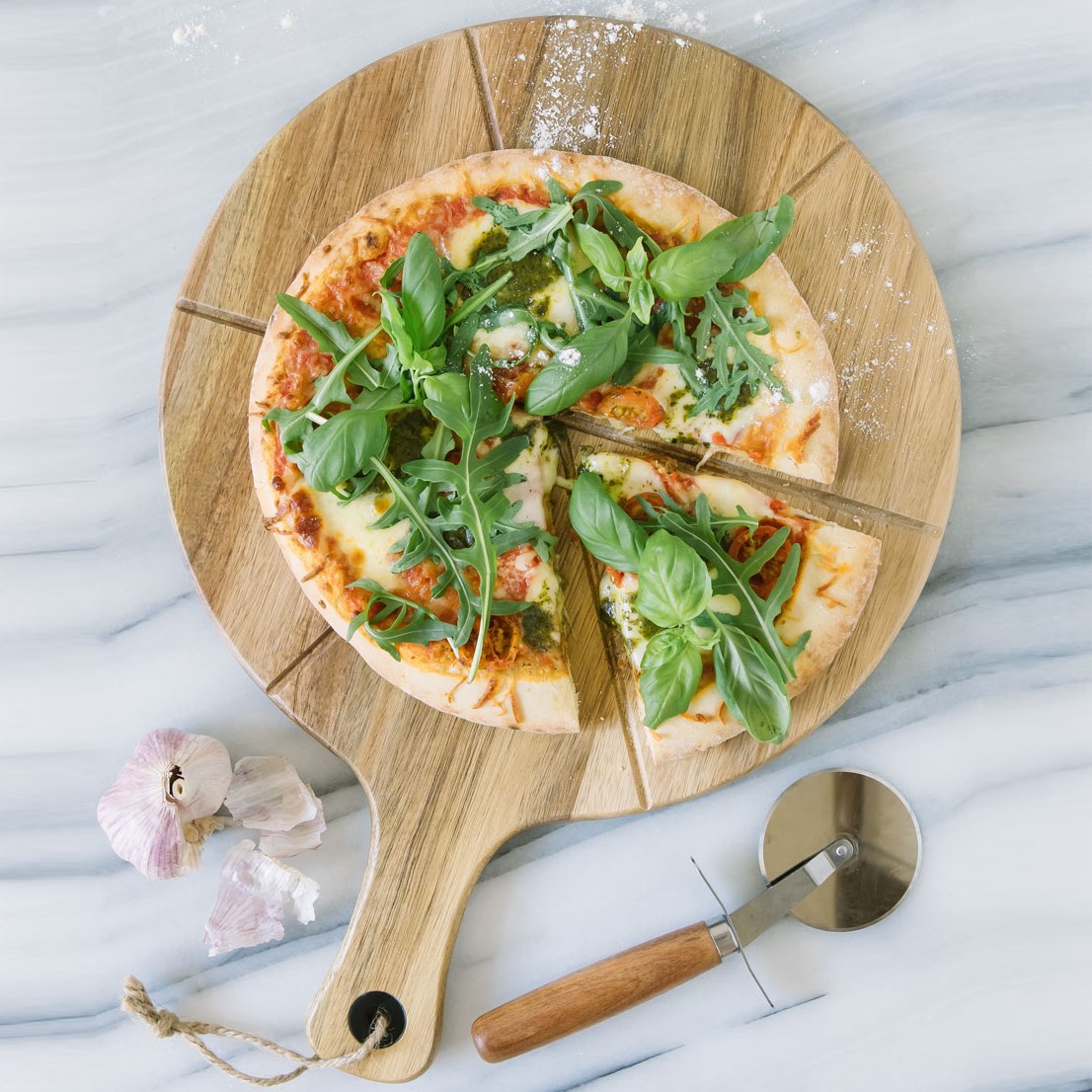 Pizzaskärare Dorre Sade Ø32 cm med Bricka