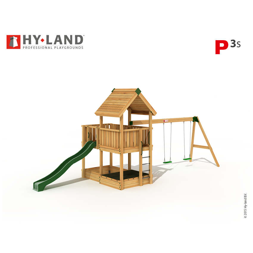Klätterställning Hy-Land Projekt 3 + Swingmodul