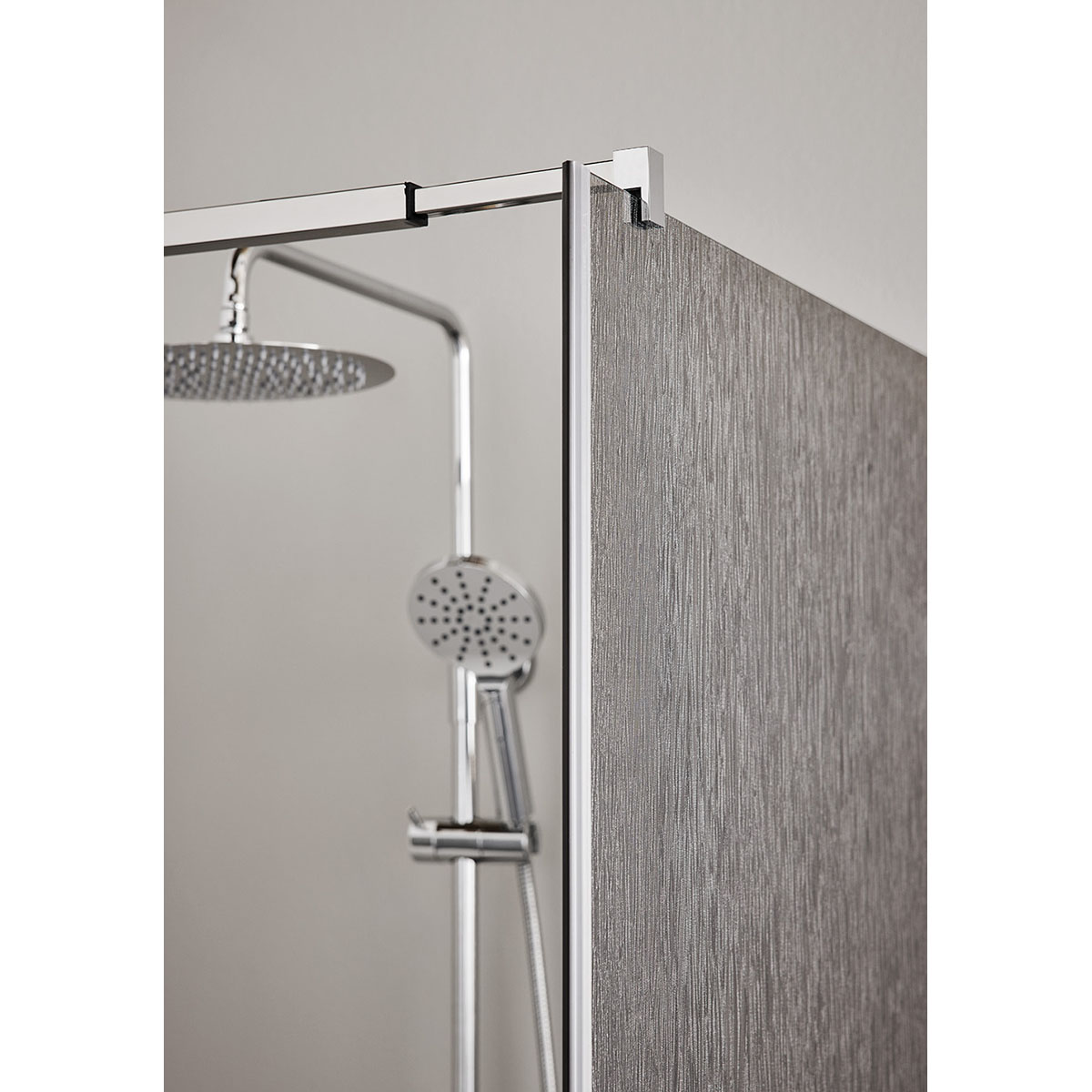 DUSCHVÄGG INFINITY LACE 80 KROM 784x2000, Krom, Kromad