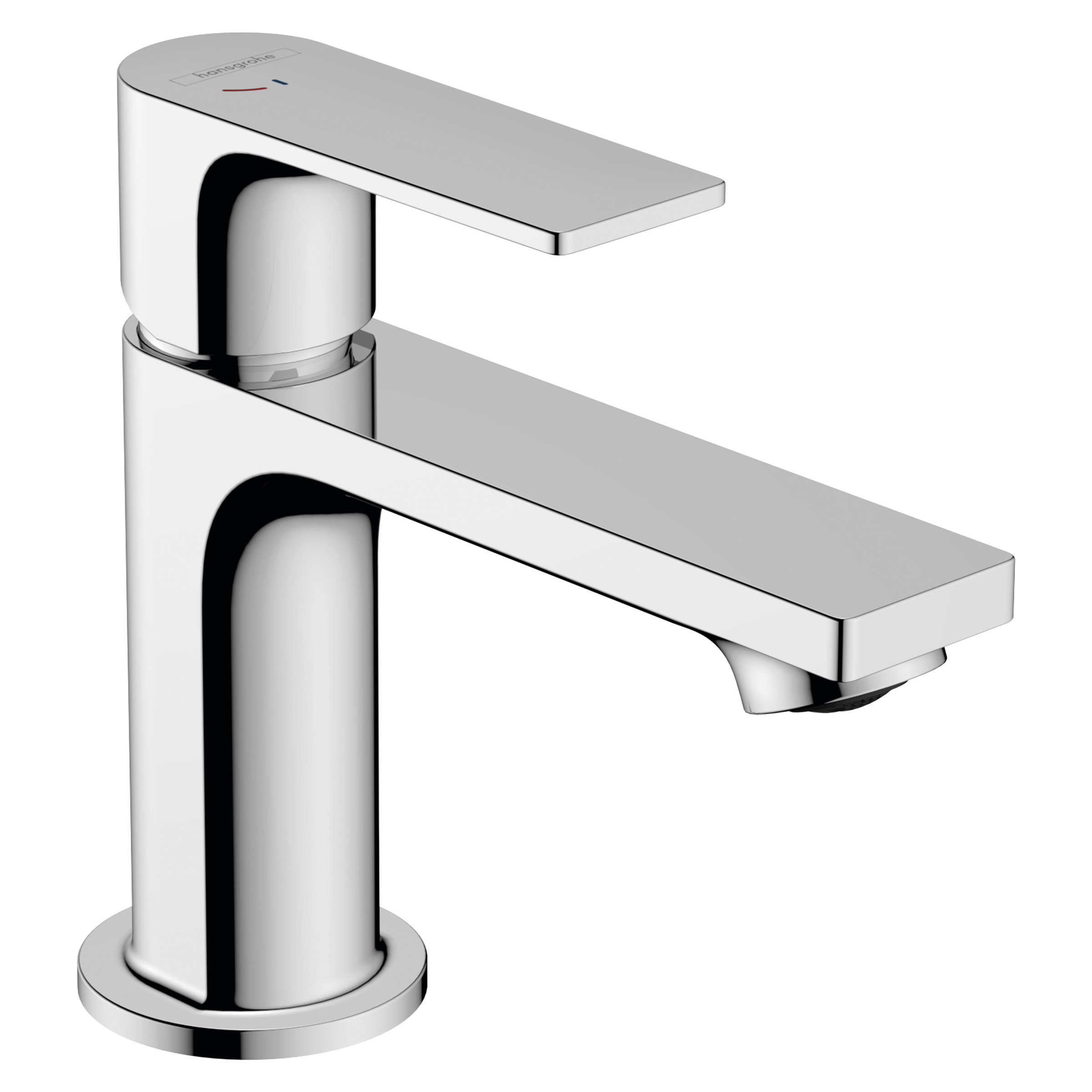 Tvättställsblandare Hansgrohe Rebris E 1-grepps 80 CoolStart utan Bottenventil
