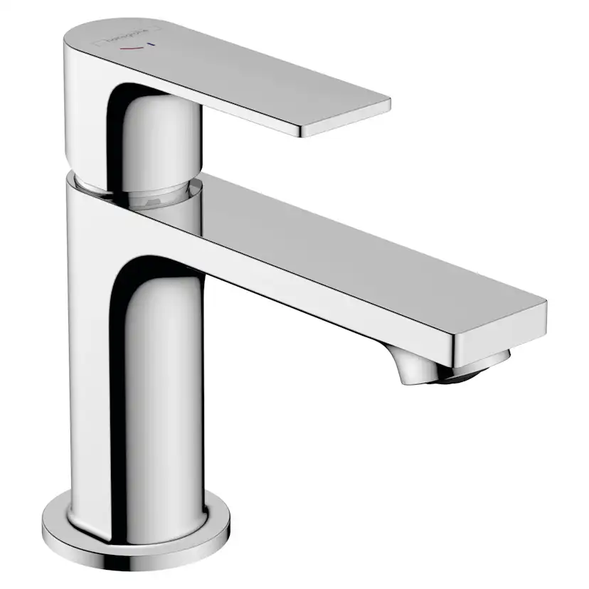 Tvättställsblandare Hansgrohe Rebris E 1-grepps 80 CoolStart utan Bottenventil