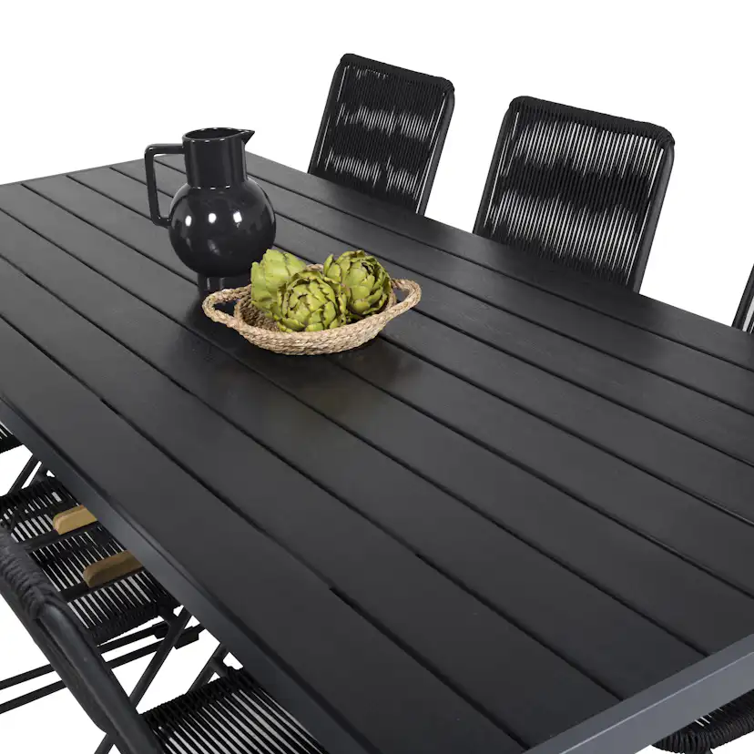 Matgrupp Venture Home Bront 205 med 6 Berfin Karmstolar