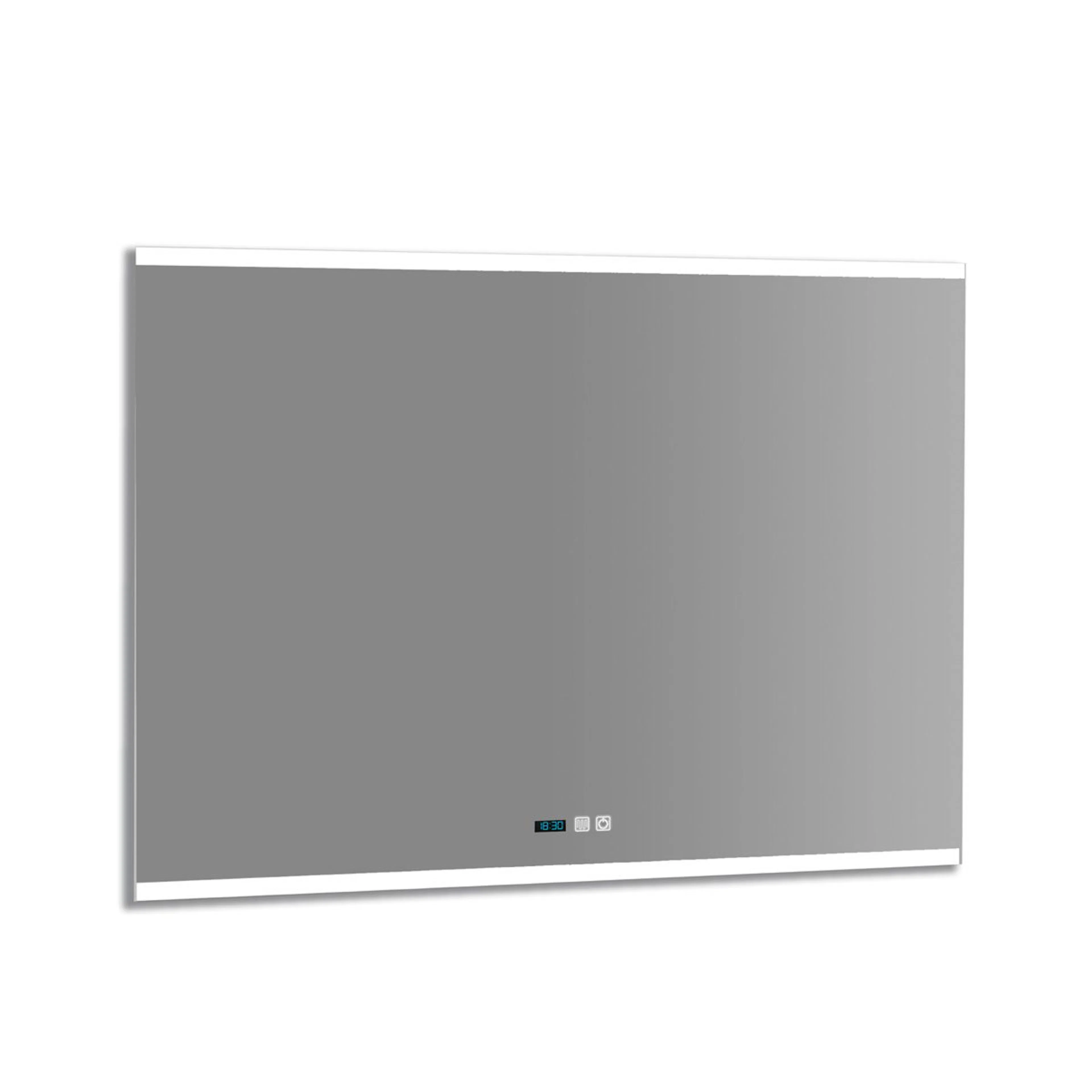 Badrumsspegel Imfri LED med Bluetooth 100x65 cm Tenfors Spot Höjd: 100 cm
