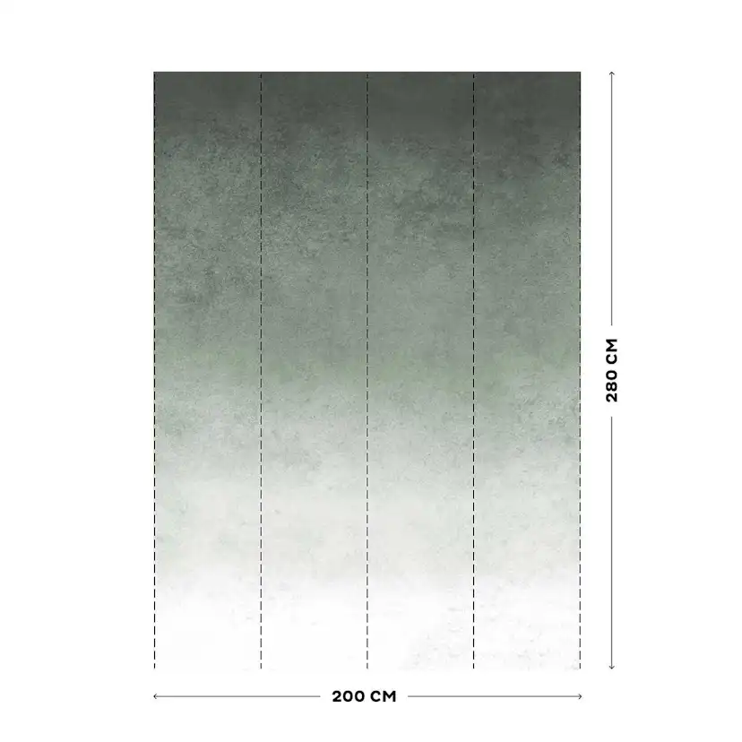 Fototapet Art For The Home Fading Green 105419