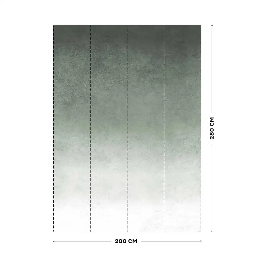 Fototapet Art For The Home Fading Green 105419