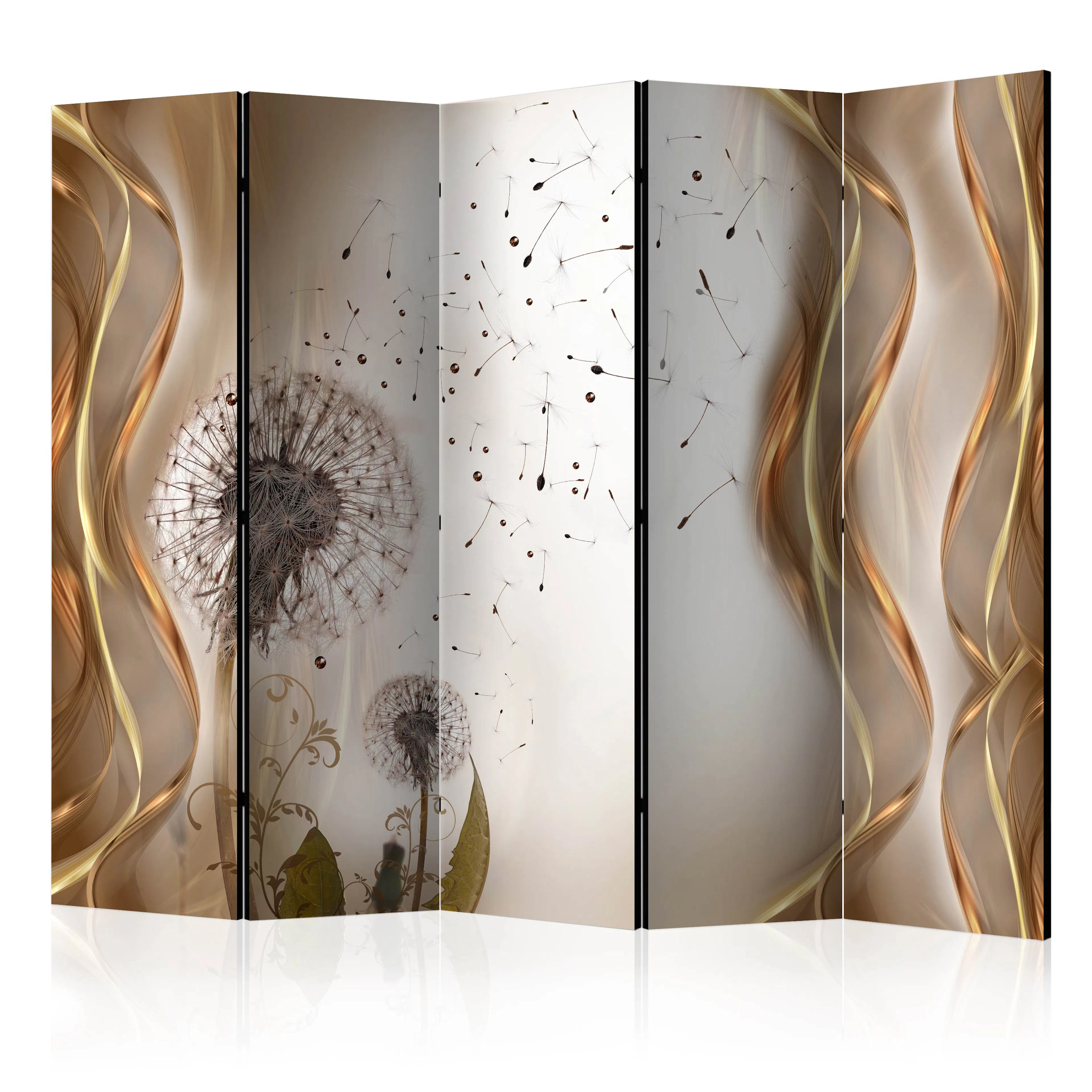 Rumsavdelare Arkiio Fleeting Moments II Maskros 225x172 cm