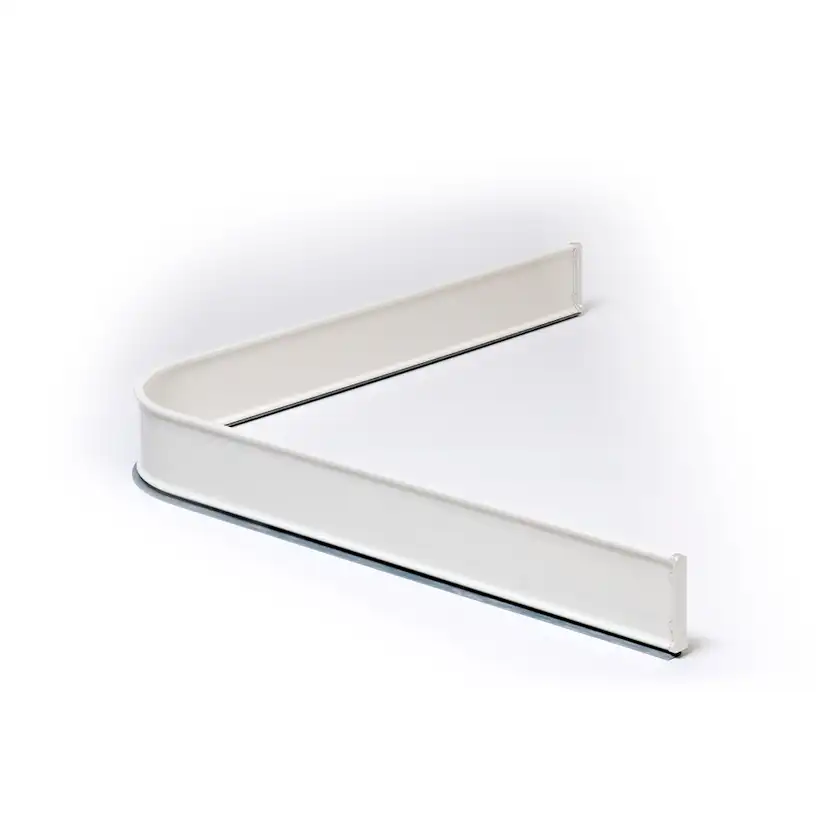 Duschsarg 90 x 90 cm , Vit Vit