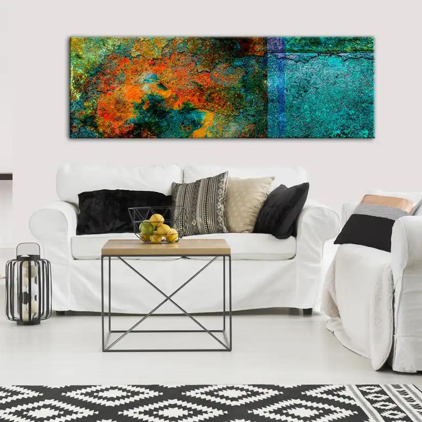 Tavla - Metal Kaleidoscope 150x50 150x50 cm