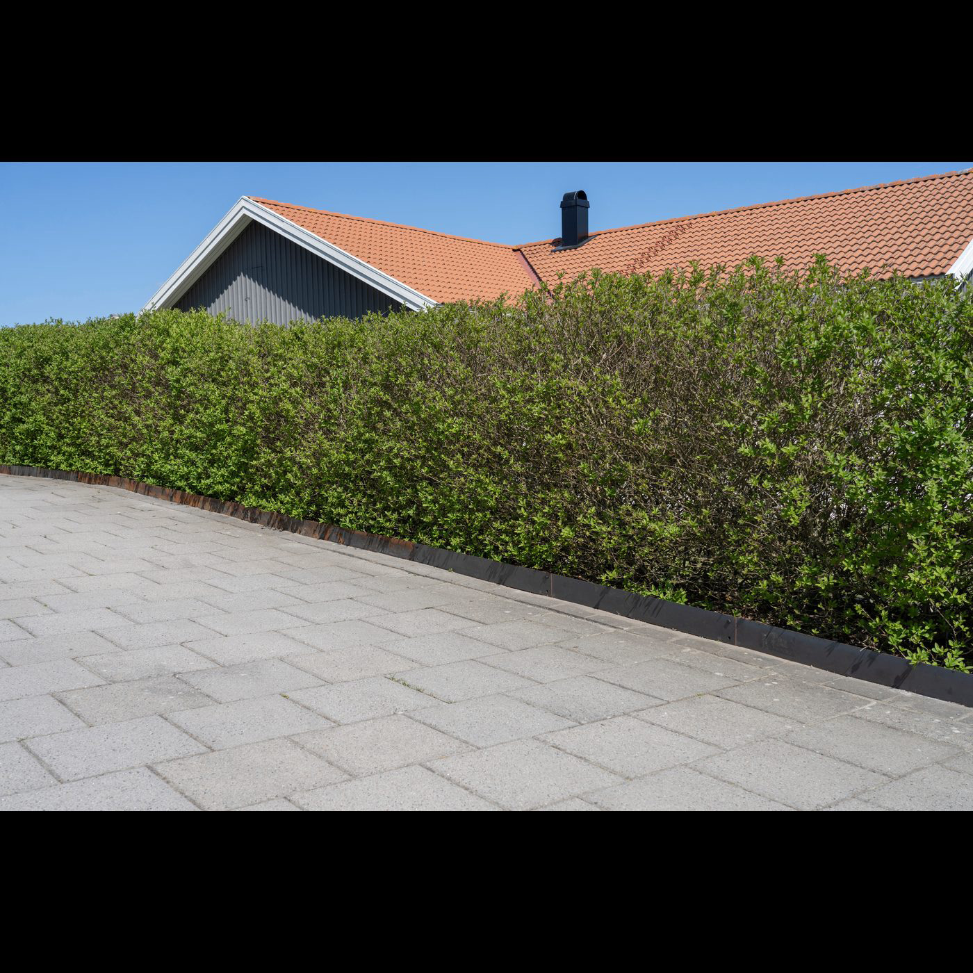 Rabattkant Skotte Garden Corten Odlingskant 4-pack, Rostfärg, 18x100 cm