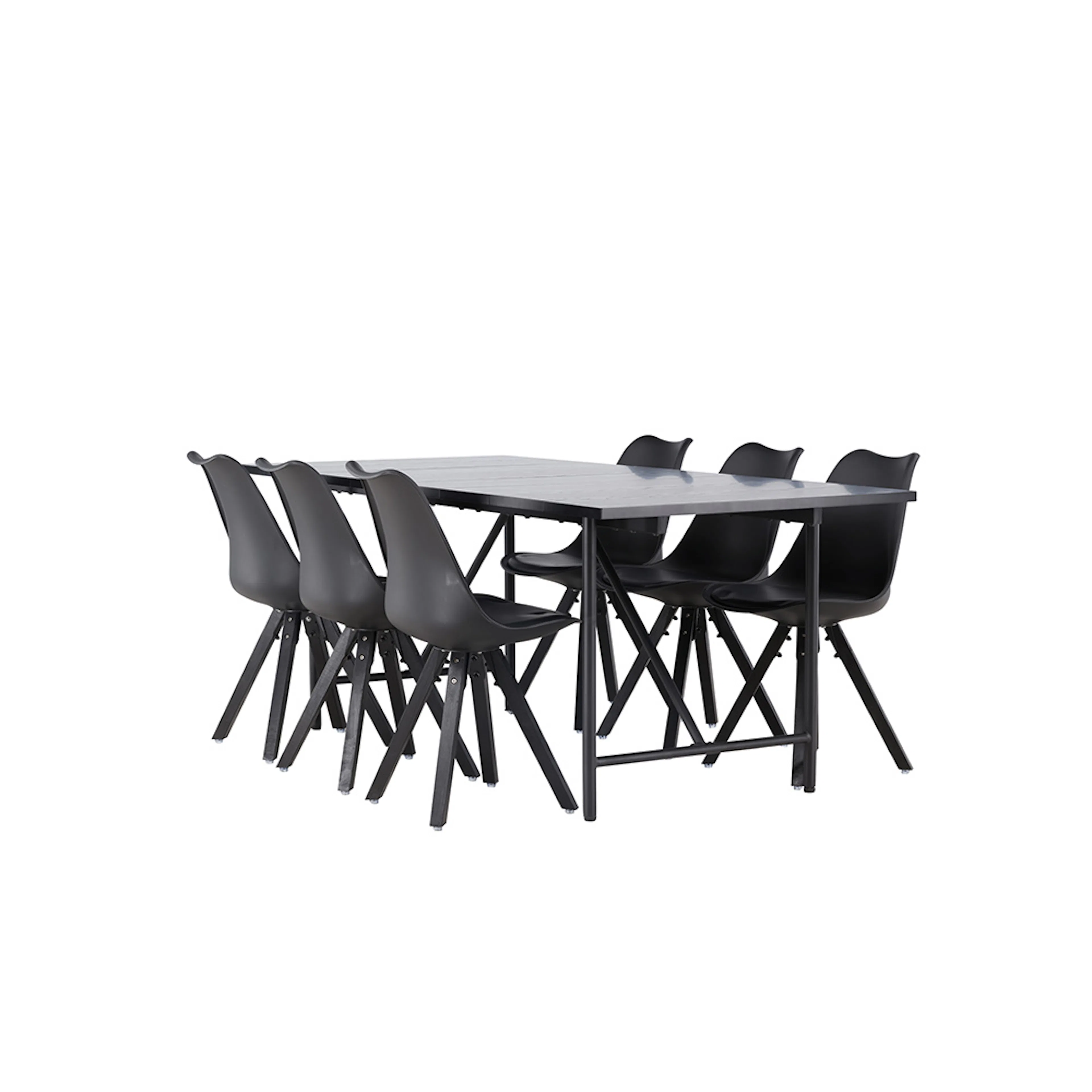 Matgrupp Venture Home Astrid med 6 Zeno Stolar