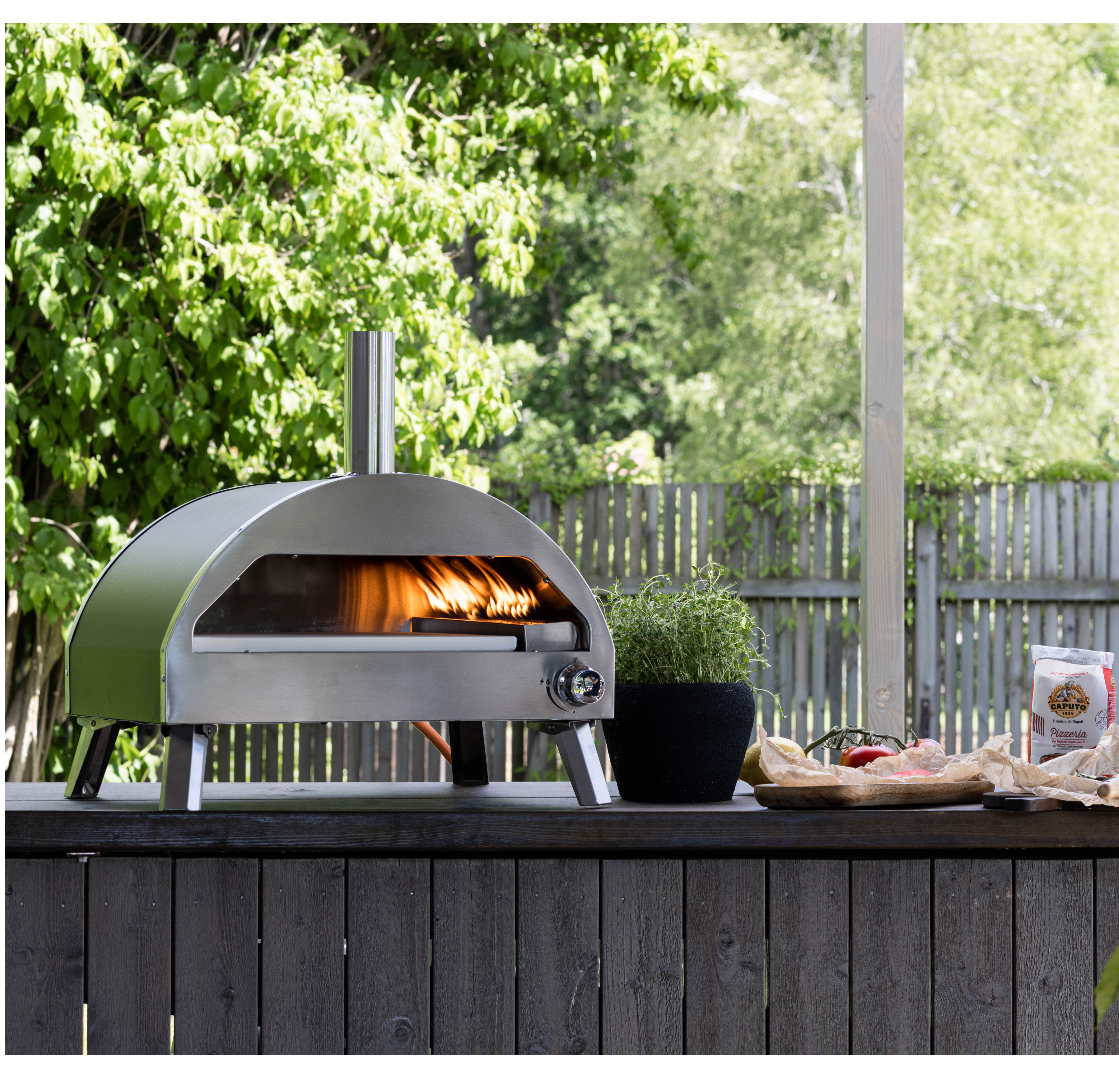 Pizzaugn Venture Home Kerang med Gasoltändning & Keramikplatta