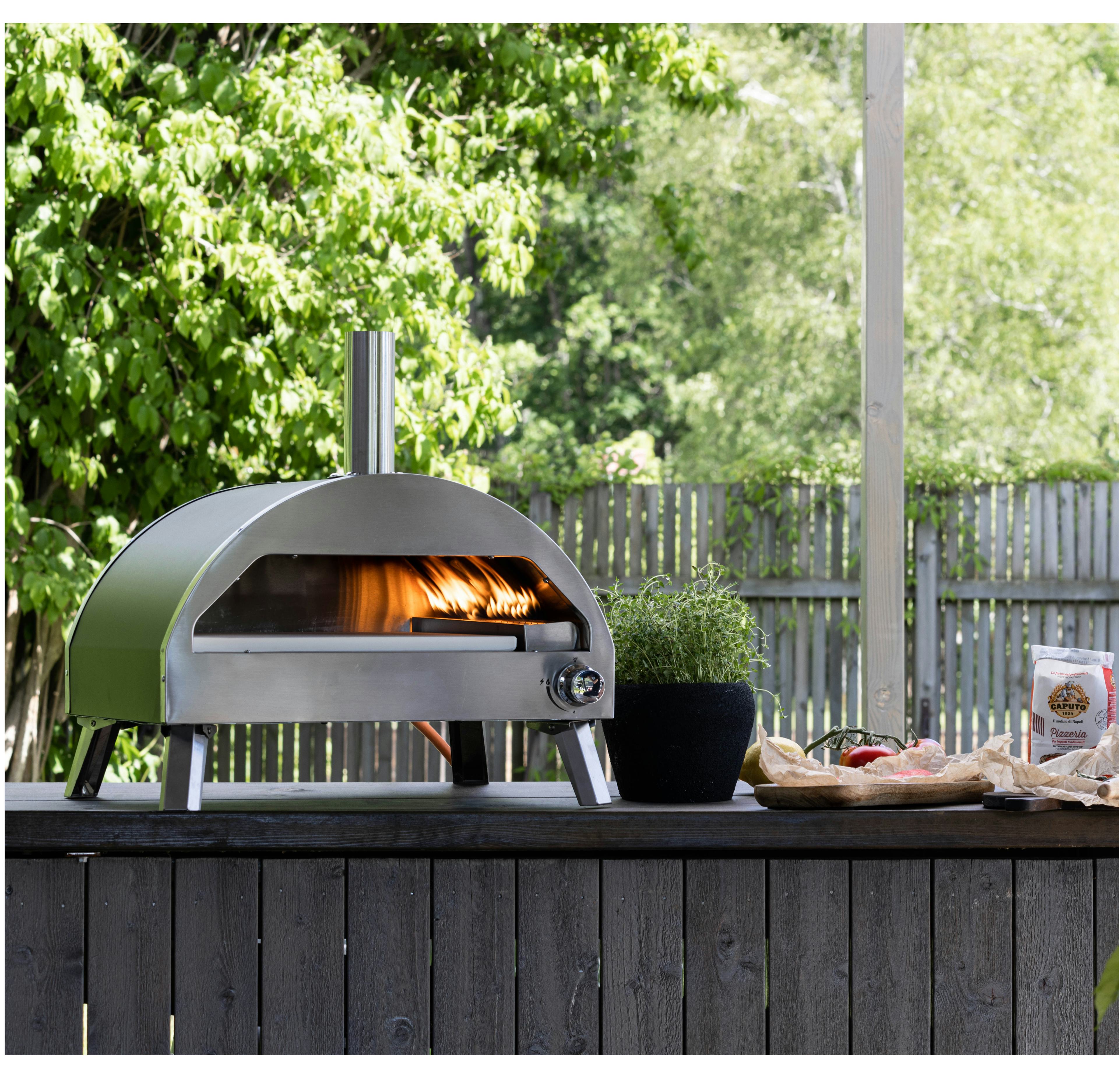 Pizzaugn Venture Home Kerang med Gasoltändning & Keramikplatta