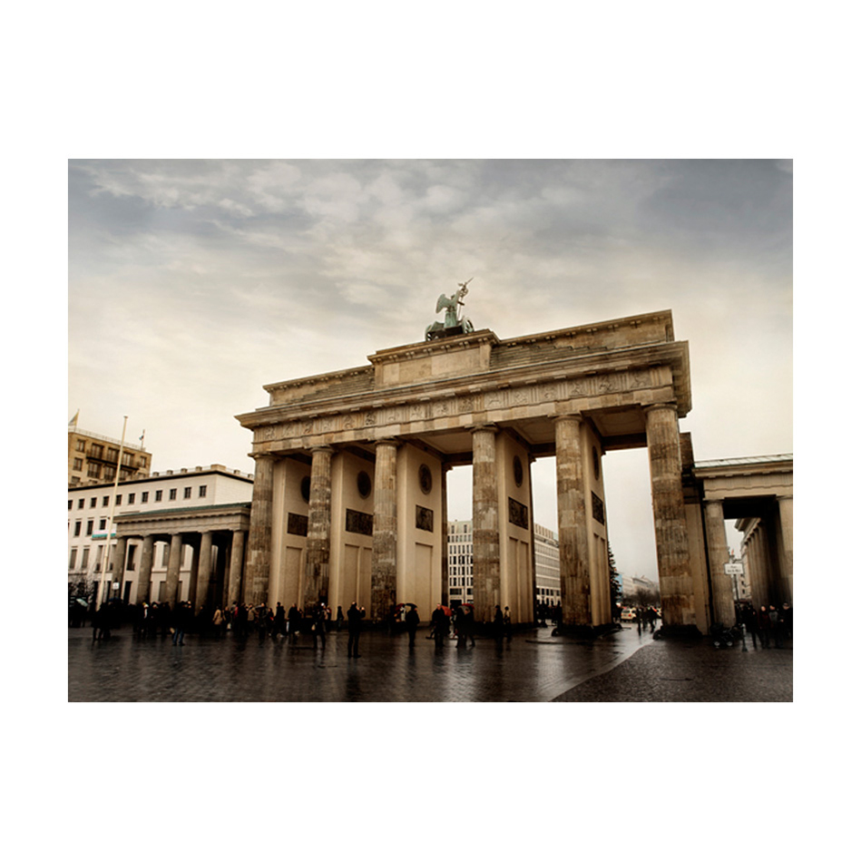 Fototapet Arkiio Turister Nära Brandenburger Tor