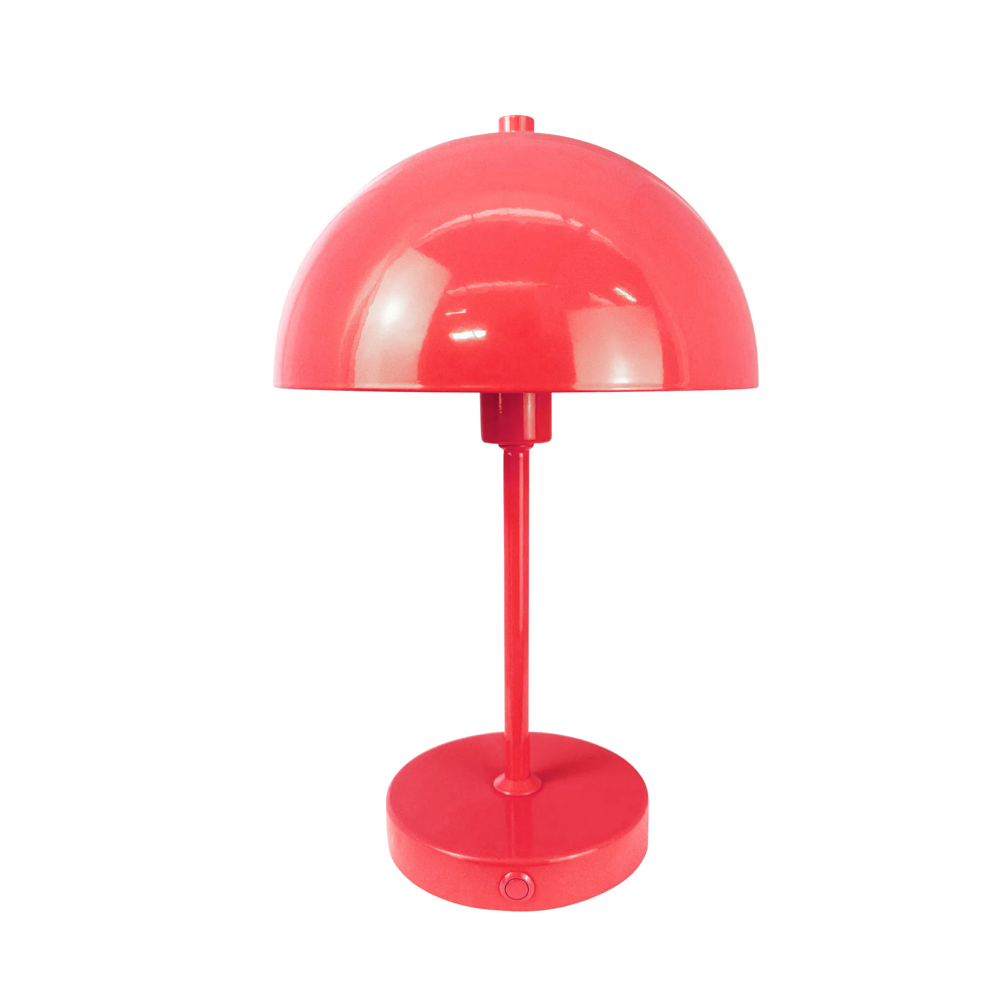 Portabel Bordslampa Dyberg Larsen Stockholm LED Uppladdnings Rosa