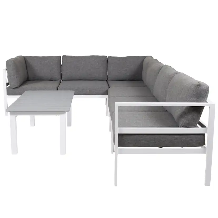 Loungegrupp Venture Home Copacabana med Pincy Soffbord 3+3 Utomhus