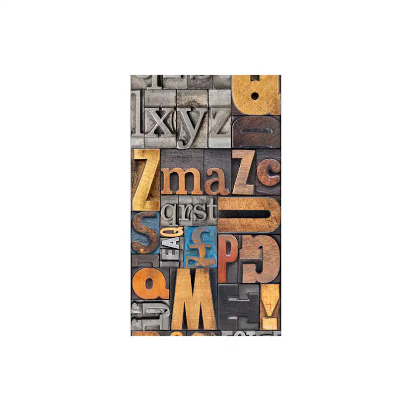 Fototapet Arkiio Verbal puzzle 50x1000 cm