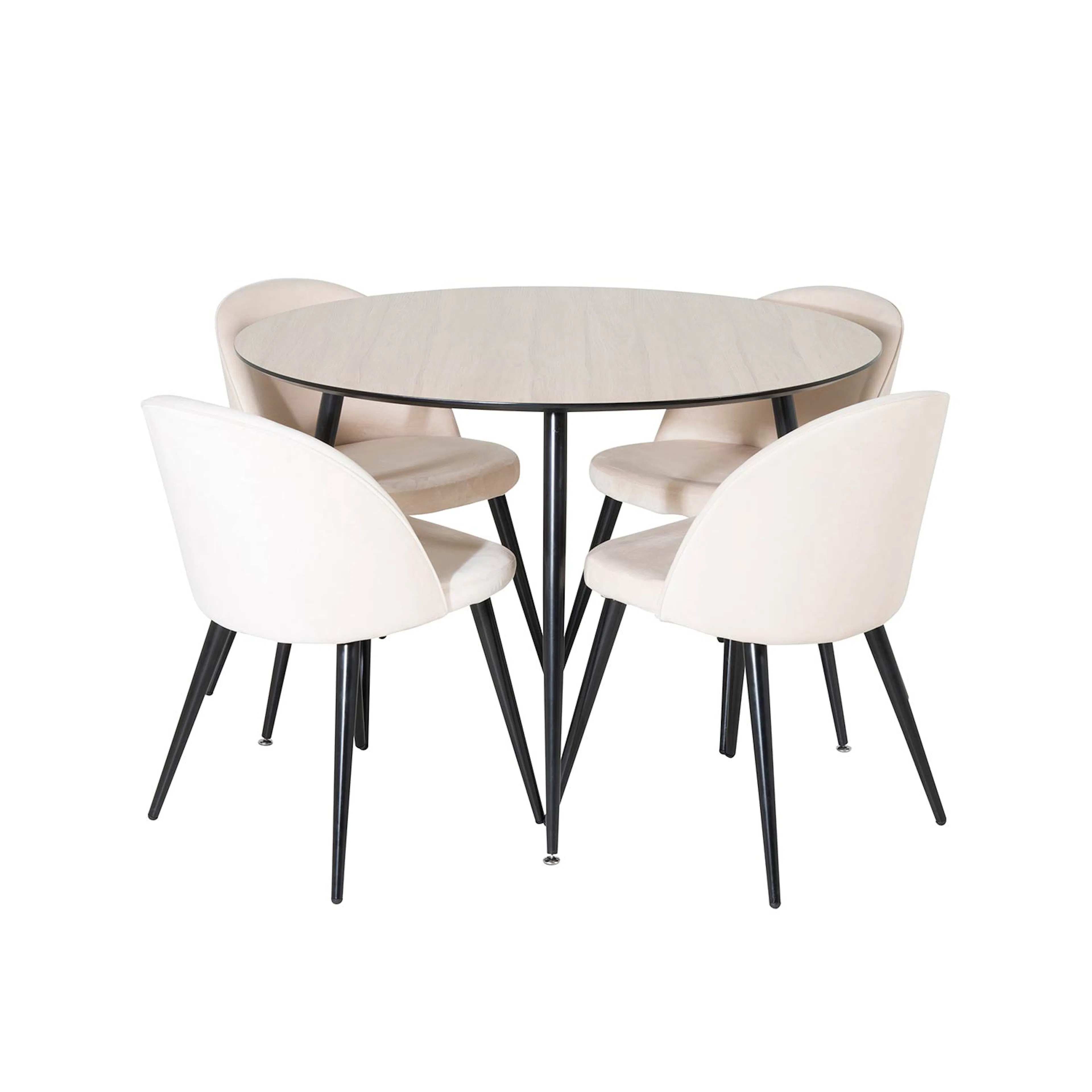 Natur/Svart/Beige