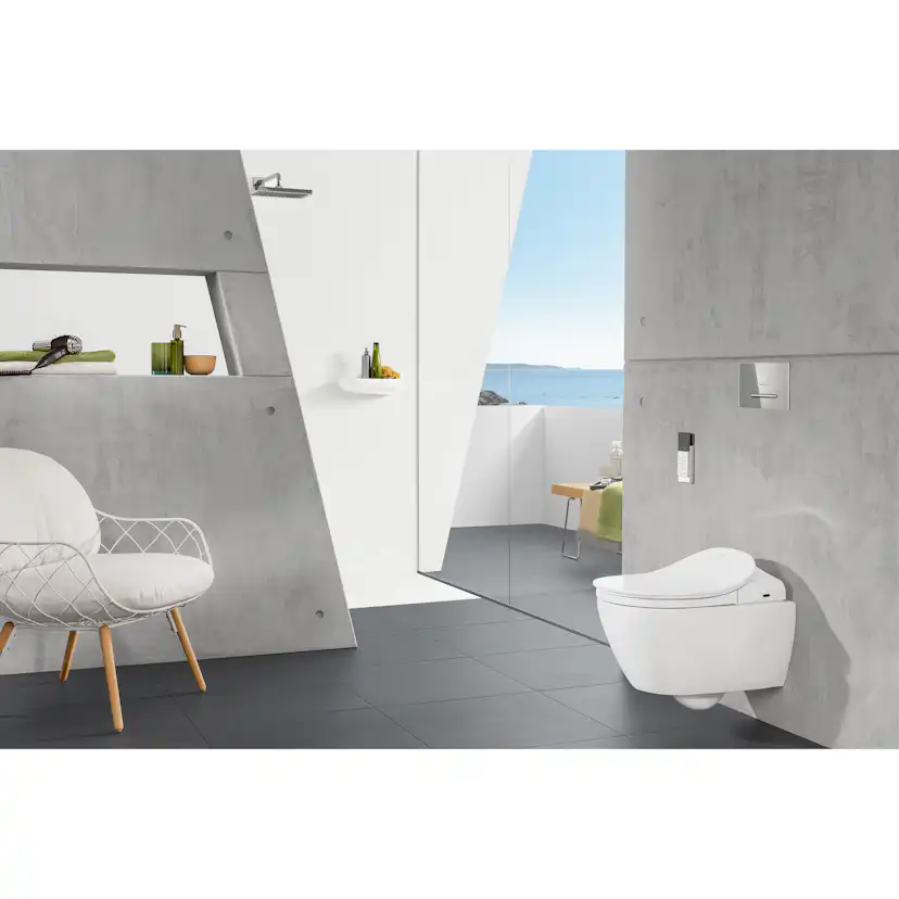 Spolknapp Villeroy & Boch ViConnect installationssystemen 92 Mattsvart