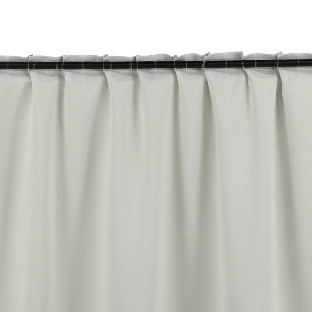 Evelyn Curtain Polyester blackout - Offwhite - 135*240 - Mul Ljusgrå