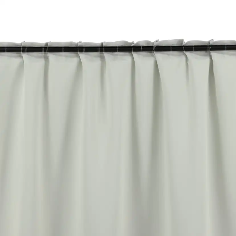 Evelyn Curtain Polyester blackout - Offwhite - 135*240 - Mul Ljusgrå