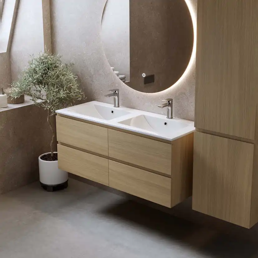 Tvättställsskåp Bathlife Eufori Ljus Ek