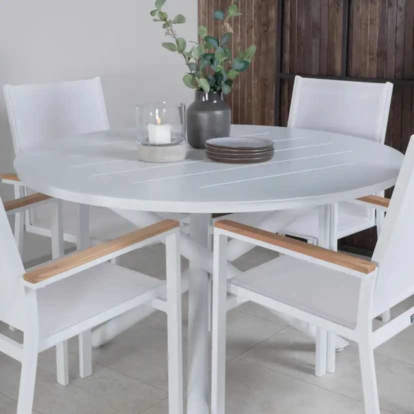 Matgrupp Venture Home Ande med 4 Telly Matstolar