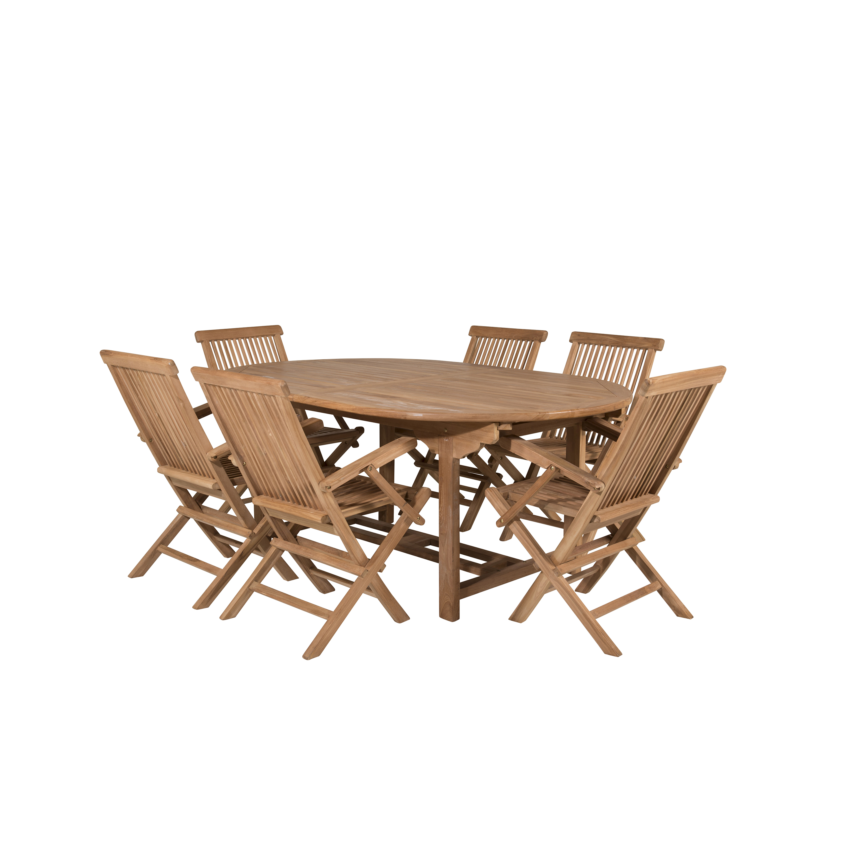 Matgrupp Venture Home Kiara 180/240 med 6 Stolar Med Armstöd