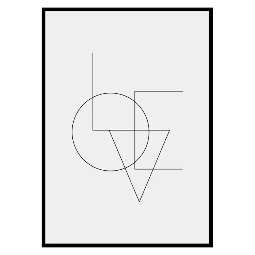 Poster Gallerix Love Typo