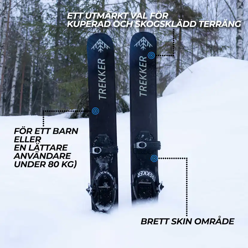 Turskidor Trekker 120 cm