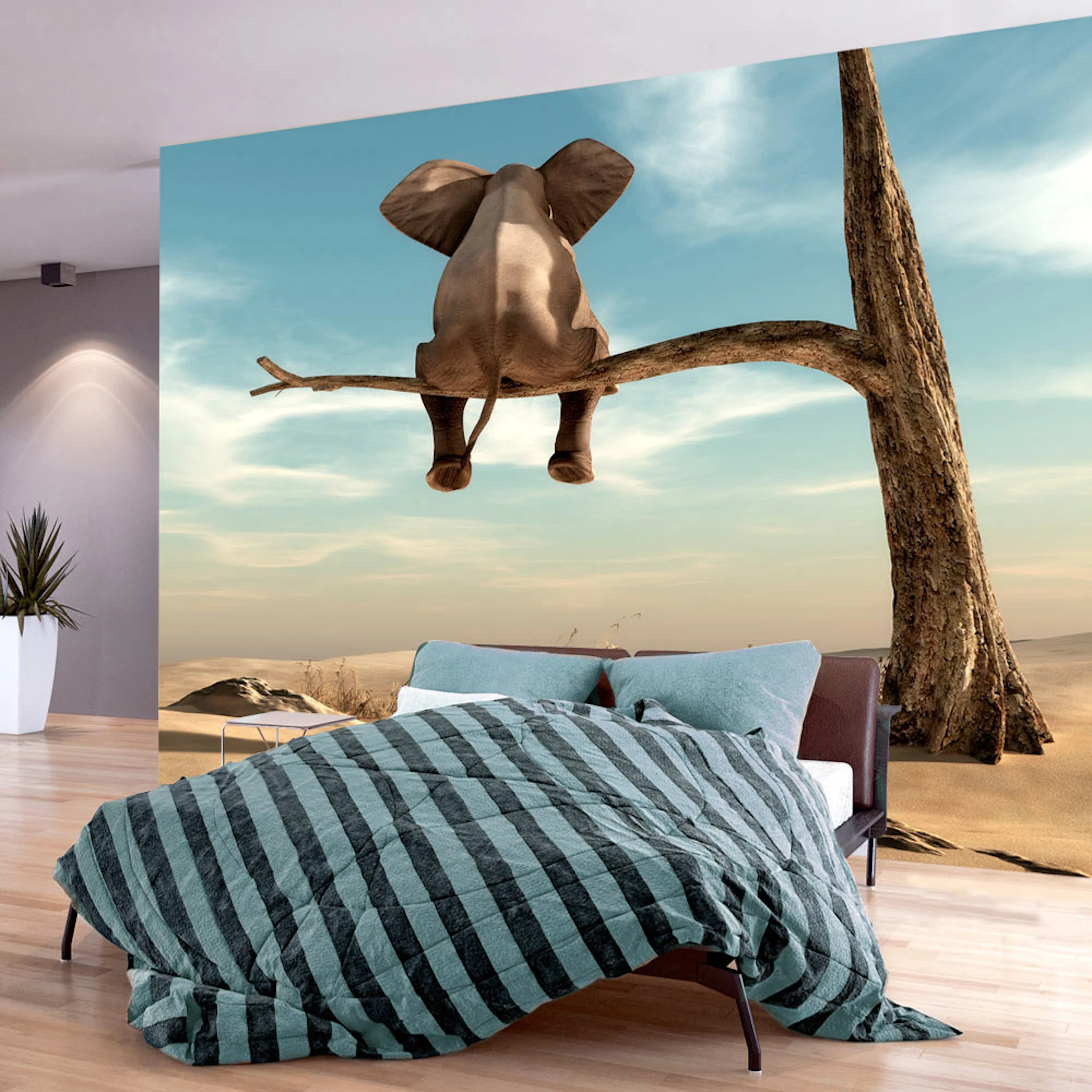 Fototapet Arkiio Elephant On The Tree