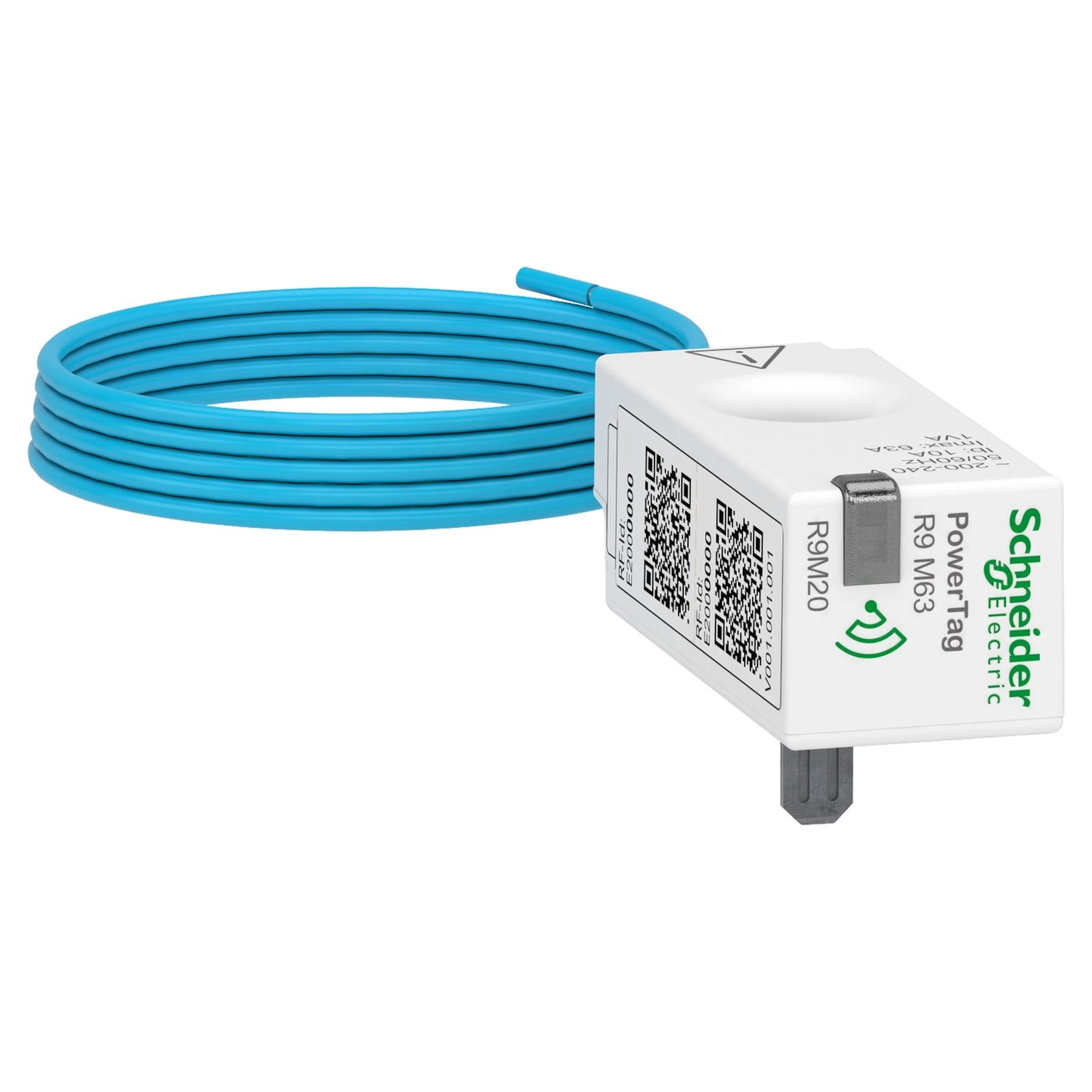 Energimätare Schneider Electric PowerTag Resi9 Flex ZigBee 1-pol + N, 63A för alla Dvärg/minibrytare Monoconnect