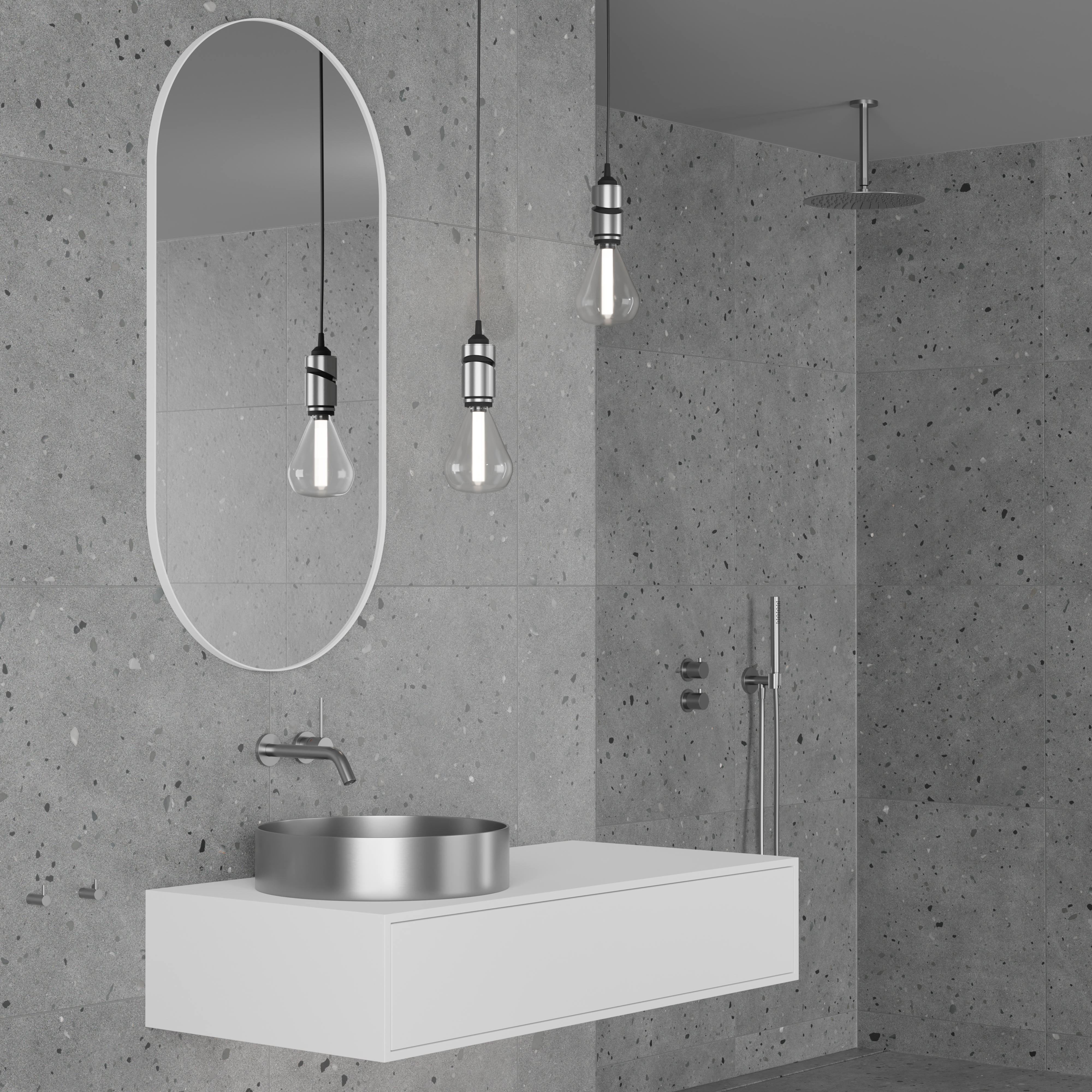 Badrumsspegel Scandtap Solid M1