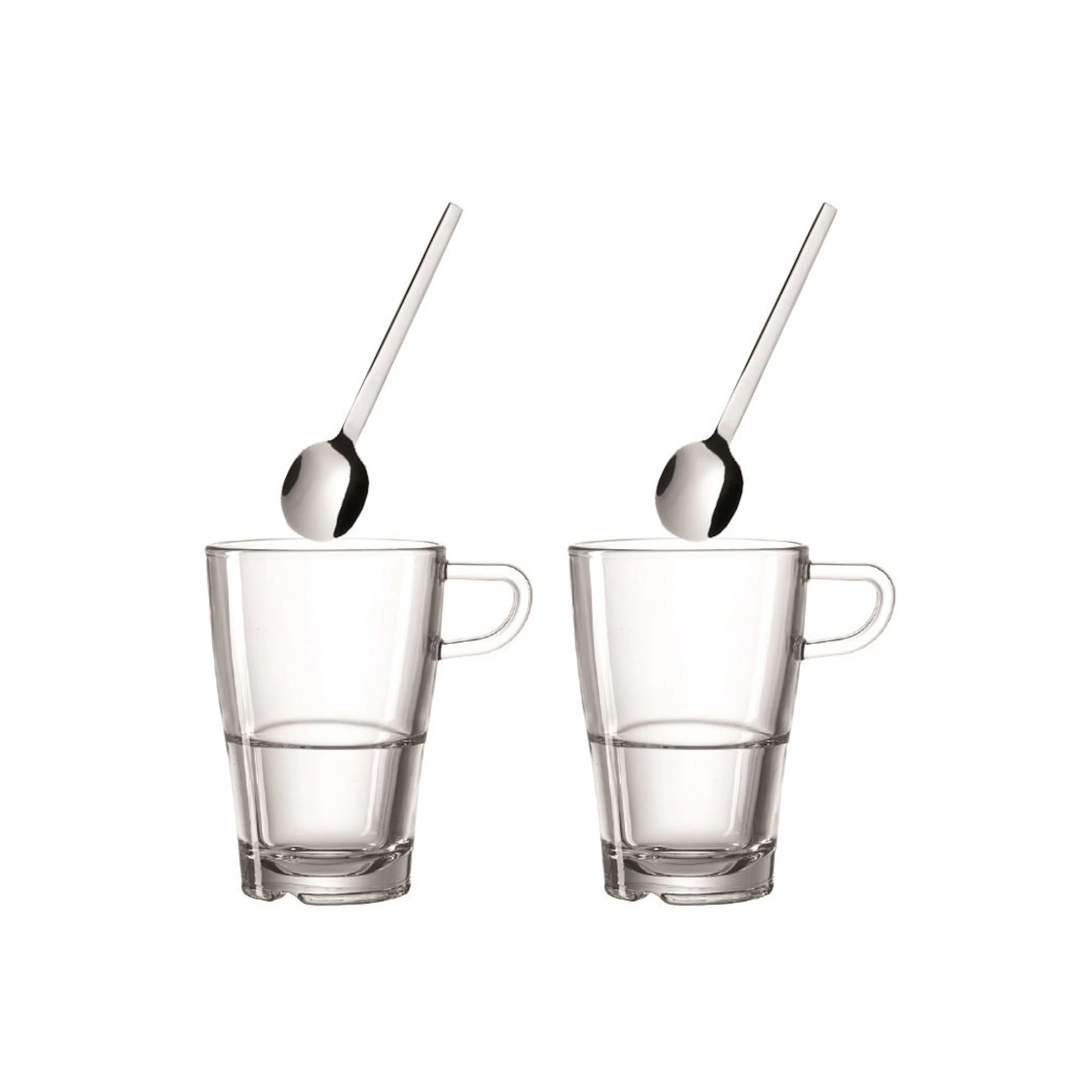 Kaffeset Leonardo Latte Macchiato 4 delar