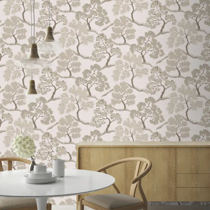 Tapet Sublime Trees Natural Guld 121160