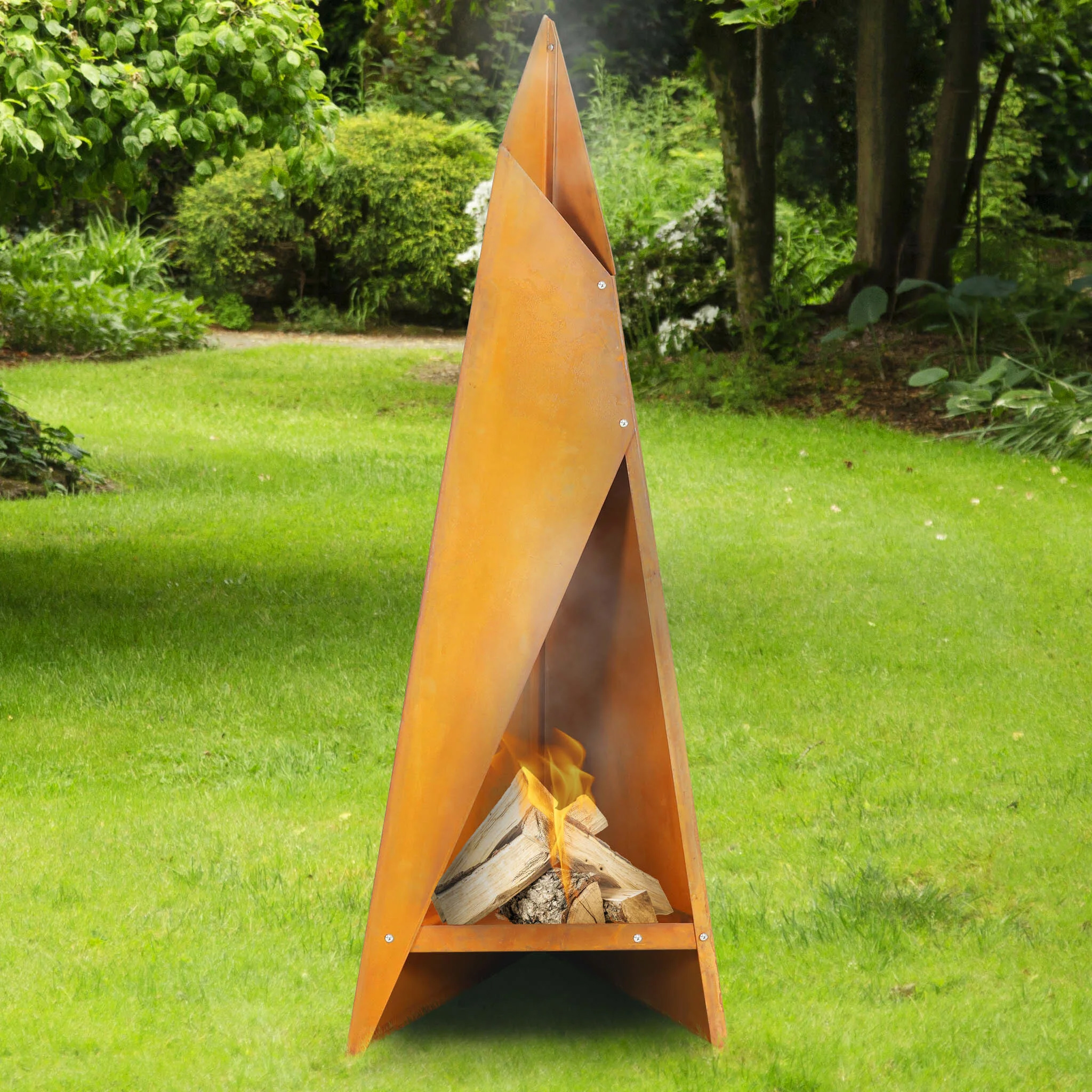 Eldstad Lyfco Cortenstål Tipi