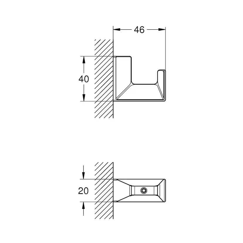 Handdukskrok Grohe Selection Cube