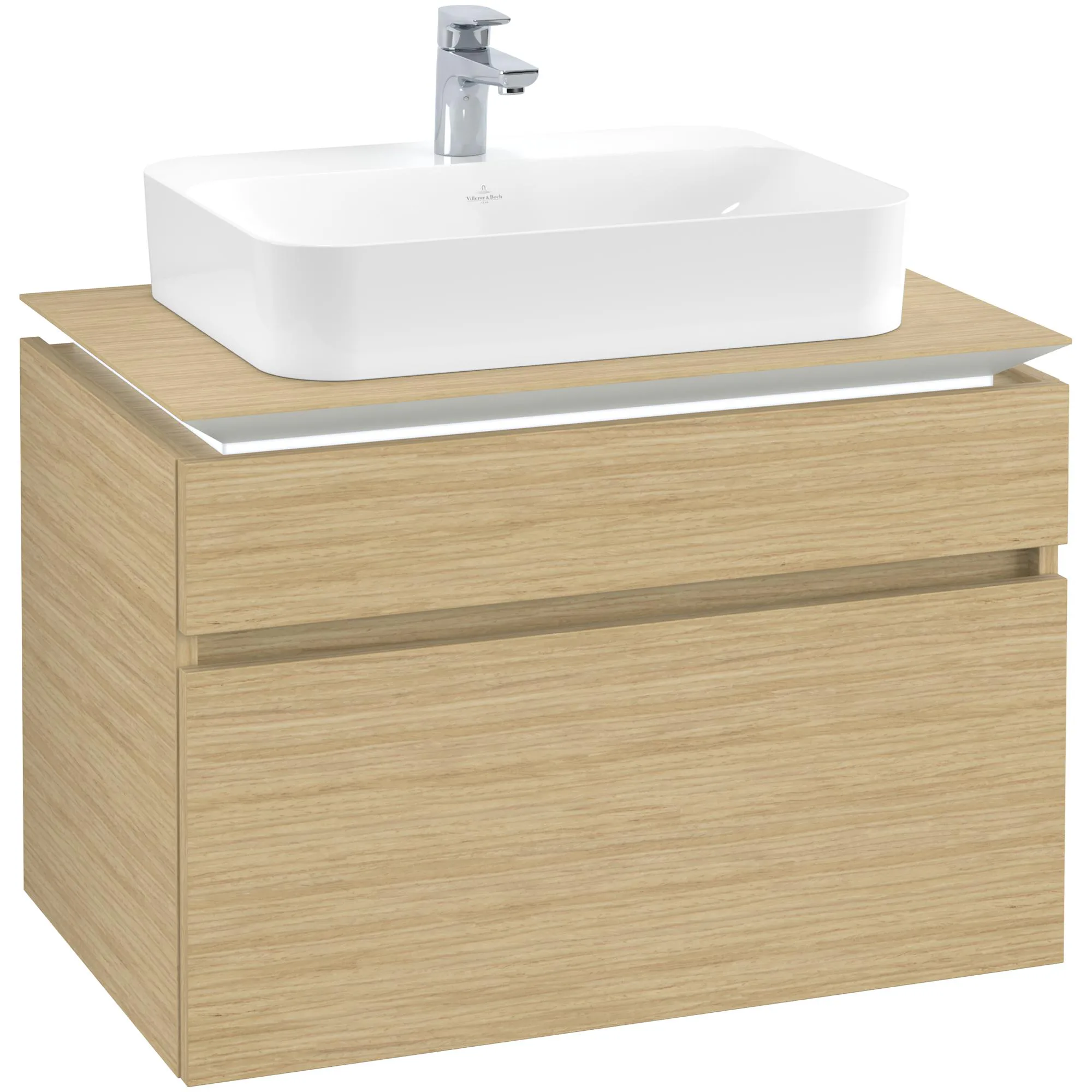 Tvättställsskåp Villeroy & Boch Legato med 2 Lådor för Ytmonterat Tvättställ från Finion & Memento