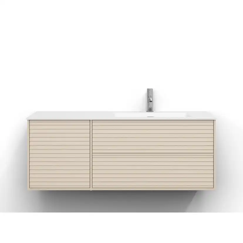 Tvättställsskåp Svedbergs Epos 120x45 med 2+1 Lådor