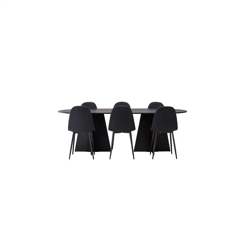 Matgrupp Venture Home Bootcut Oval med 6 Polar Stolar