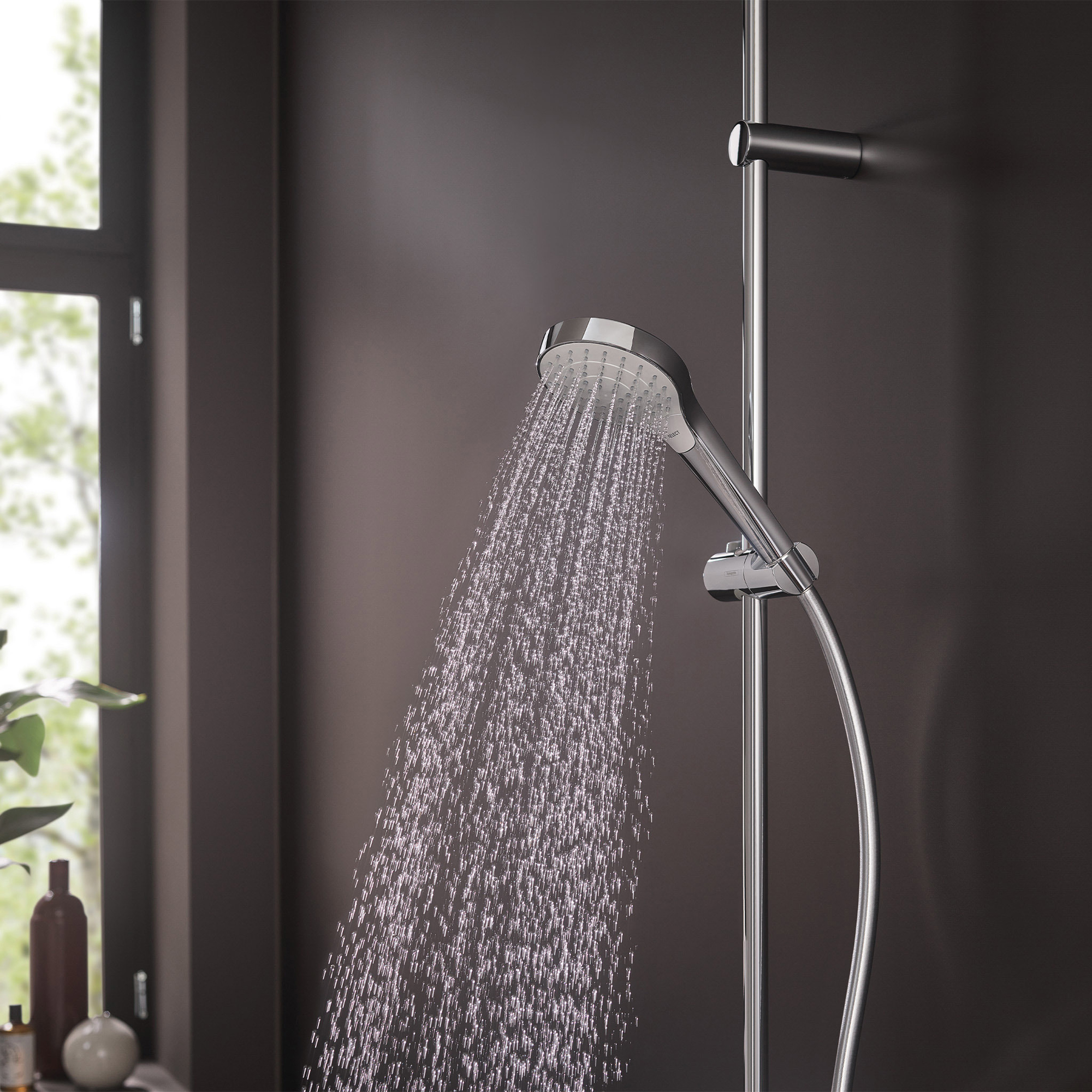 HG Croma Select S Vario Handdusch vit/kr Utan EcoSmart