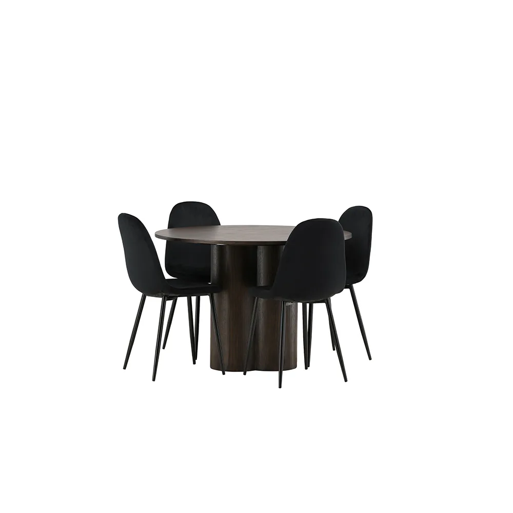 Matgrupp Venture Home Olivia med 4 Polar Stolar