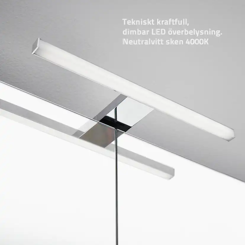 Möbelpaket Miller Badrum New York 1000 med Tvättställ och Spegelskåp