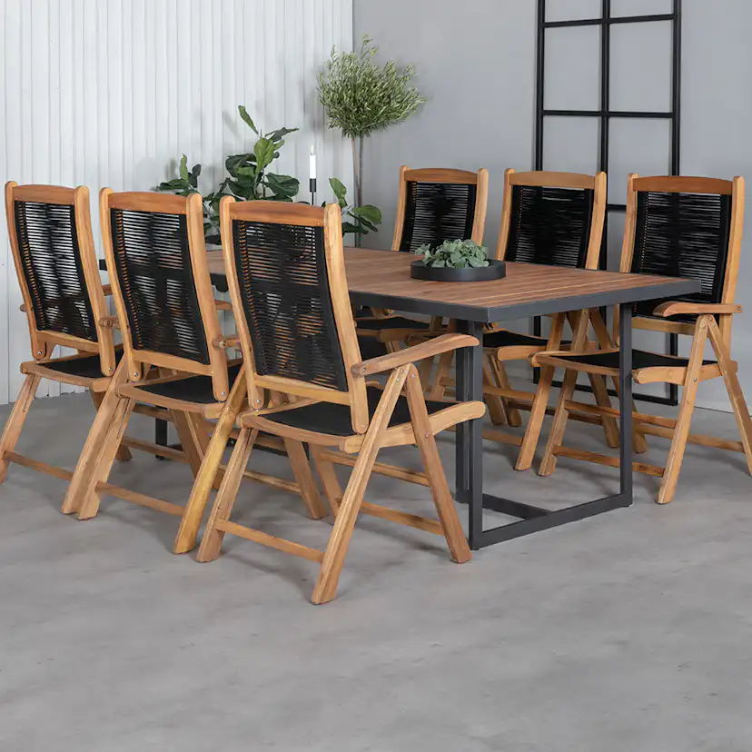 Matgrupp Venture Home King med 6 Peder Matstolar