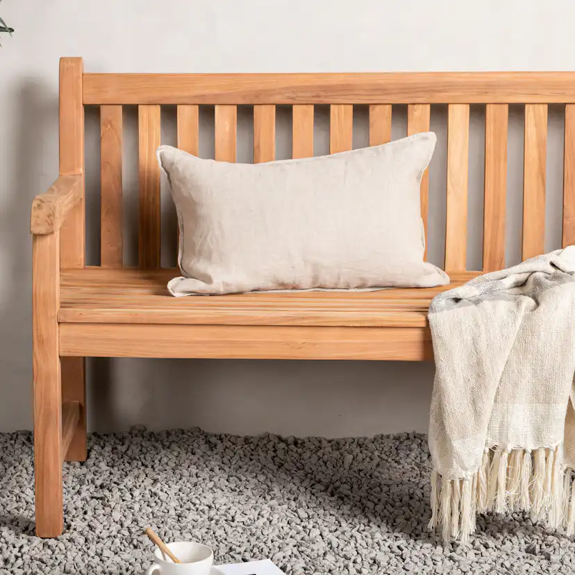 Bänk Venture Home Kenya med ryggstöd