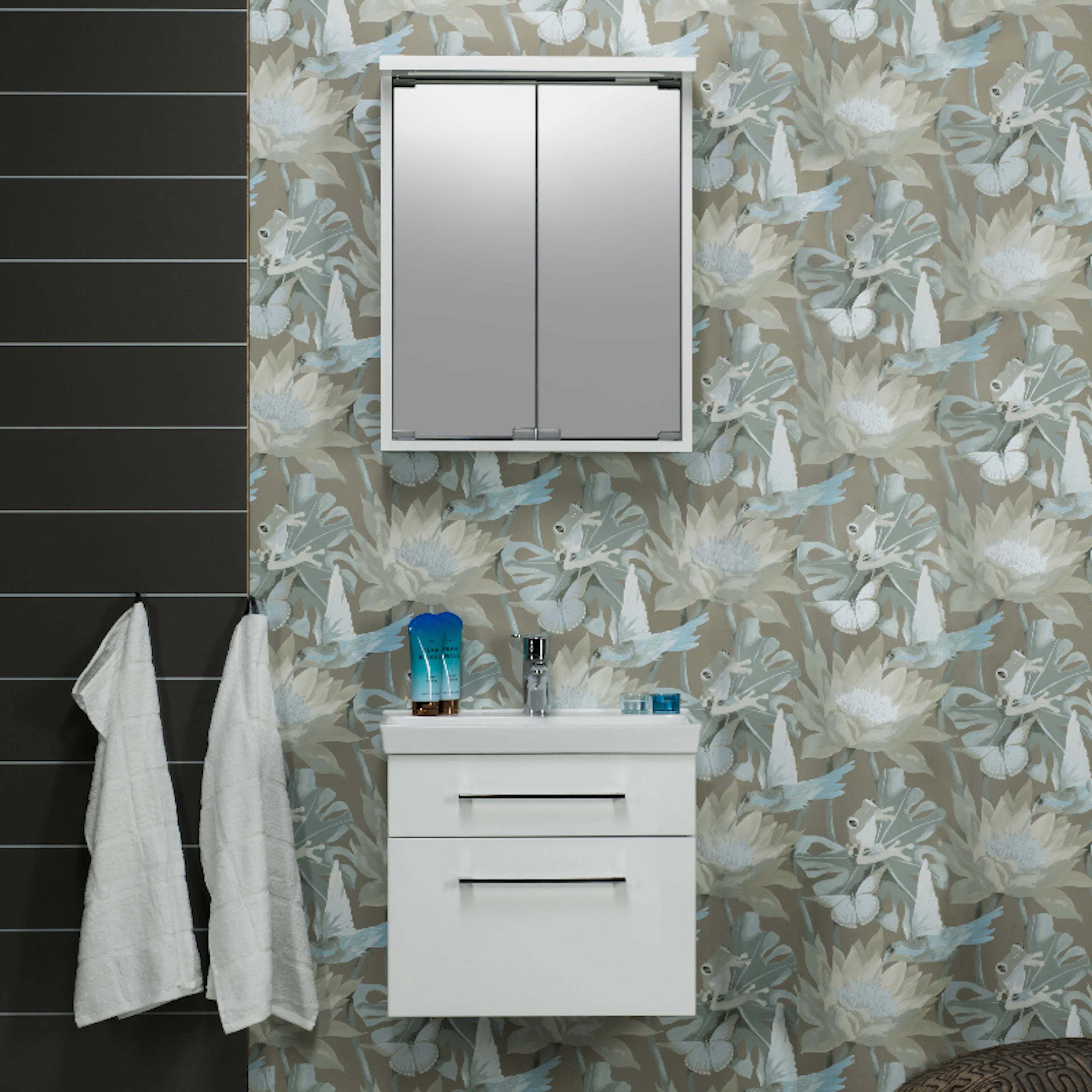 Möbelpaket Noro Fix Trend 550 Alva Matt Vit