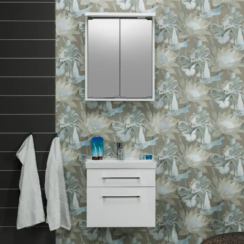 Möbelpaket Noro Fix Trend 550 Alva Matt Vit