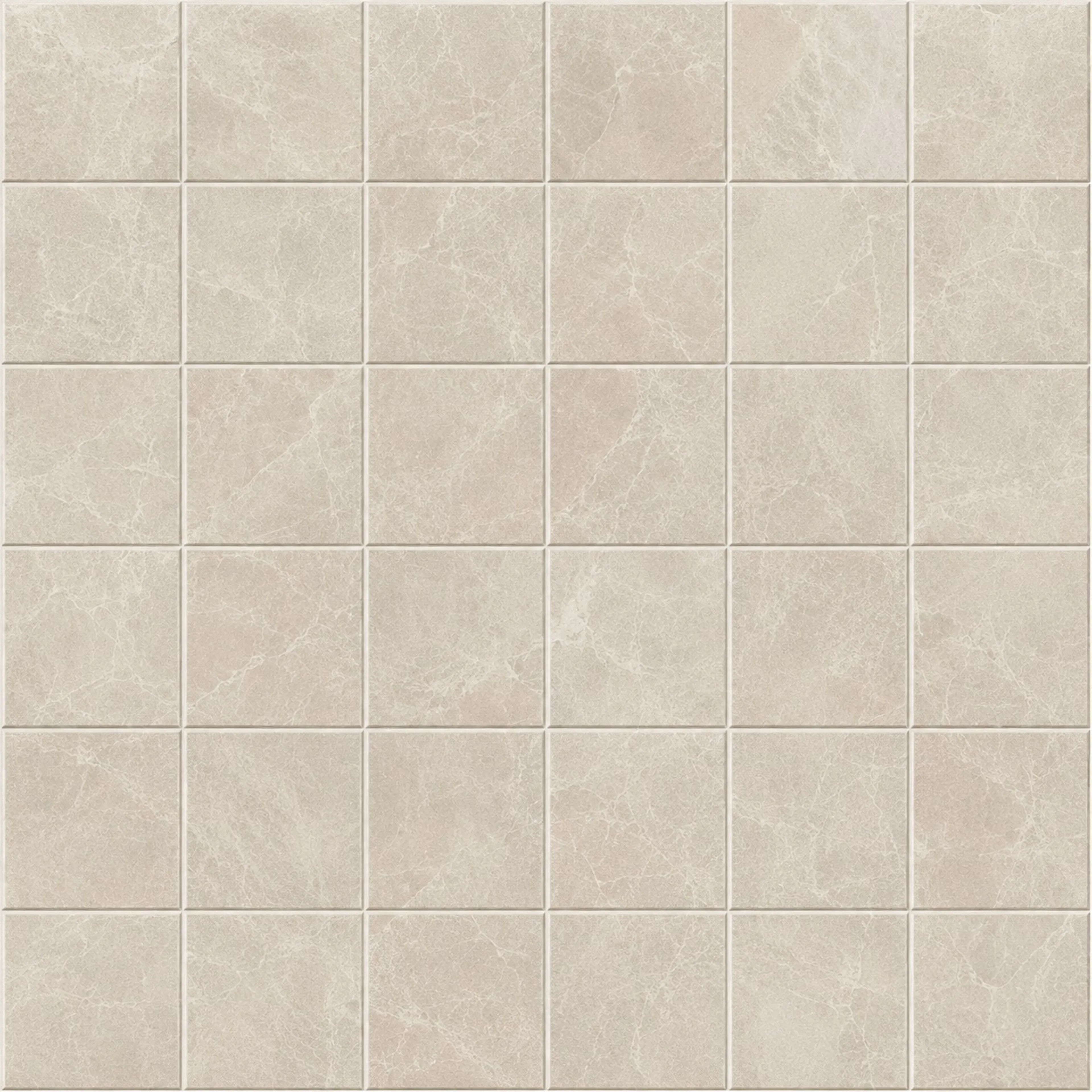 Mosaik Fioranese Marmorea2 OxFord Greige 5x5 cm Matt