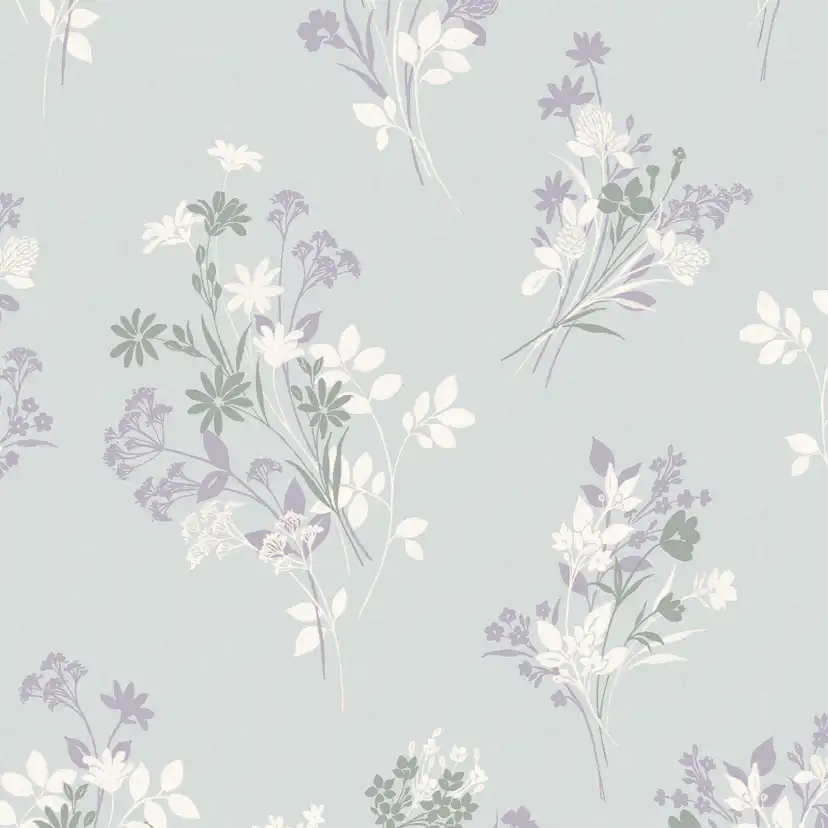 Tapet Laura Ashley Igerna Pale Duck Egg Blå 119857